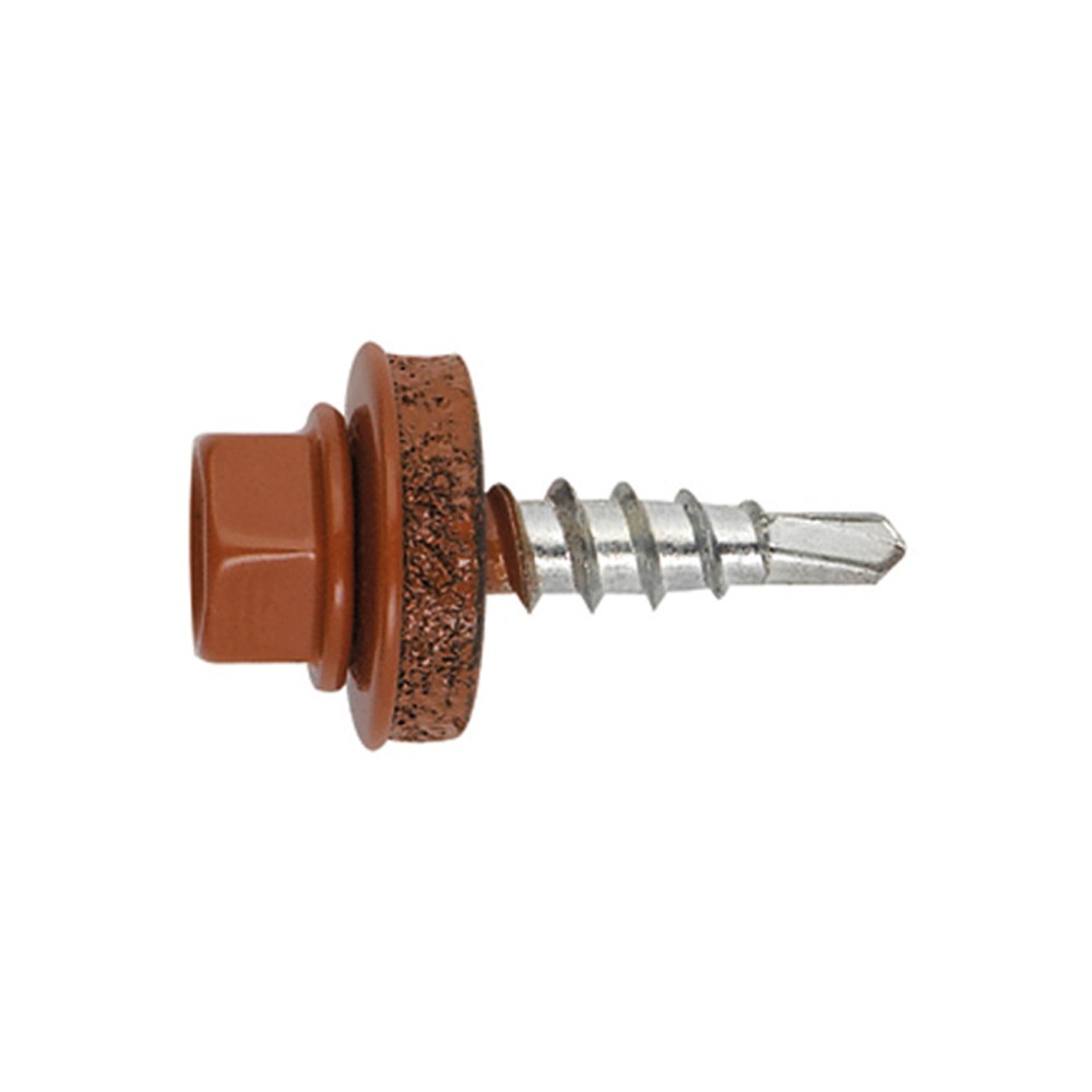 FS 8004 [CP] Tornillo cubierta metal madera. RAL 8004. Marrón cobre